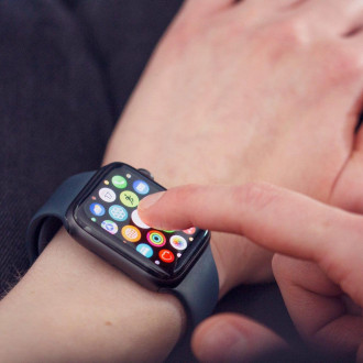Hybridní sklo Wozinsky Watch Glass pro Samsung Galaxy Watch 4/5 40 mm černé