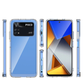 Outer Space Case pro kryt Xiaomi Poco M4 Pro s pružným rámem černý