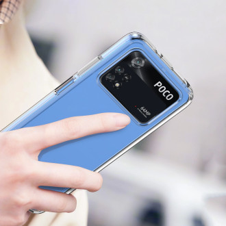 Outer Space Case pro kryt Xiaomi Poco M4 Pro s pružným rámem černý
