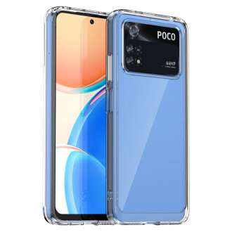 Outer Space Case pro kryt Xiaomi Poco M4 Pro s pružným rámem černý