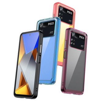 Outer Space Case pro kryt Xiaomi Poco M4 Pro s pružným rámečkem modrý