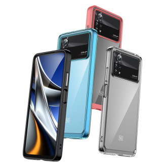 Outer Space Case pro kryt Xiaomi Poco X4 Pro 5G s pružným rámem černý