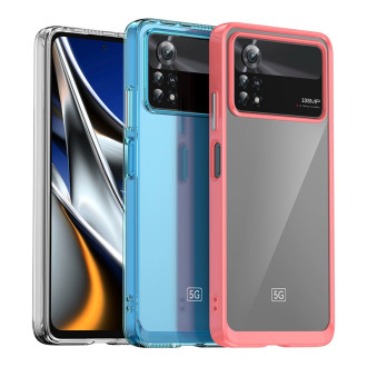 Outer Space Case pro kryt Xiaomi Poco X4 Pro 5G s pružným rámem černý