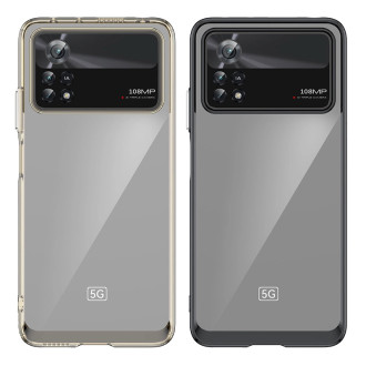 Outer Space Case pro kryt Xiaomi Poco X4 Pro 5G s pružným rámem černý