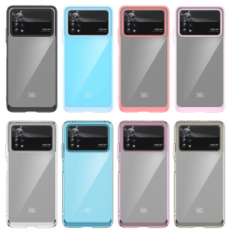 Outer Space Case pro kryt Xiaomi Poco X4 Pro 5G s pružným rámem černý