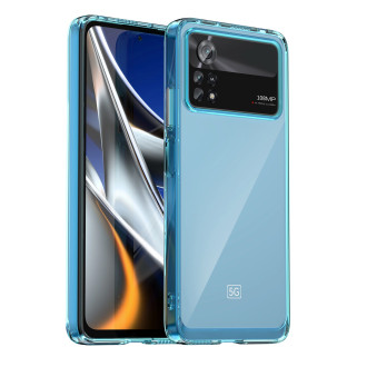Outer Space Case pro kryt Xiaomi Poco X4 Pro 5G s pružným rámem černý