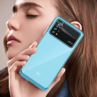 Outer Space Case pro kryt Xiaomi Poco X4 Pro 5G s pružným rámem černý