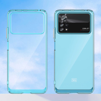Outer Space Case pro kryt Xiaomi Poco X4 Pro 5G s pružným rámečkem modrý