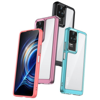 Outer Space Case pro kryt Xiaomi Poco F4 5G s pružným rámečkem modrý