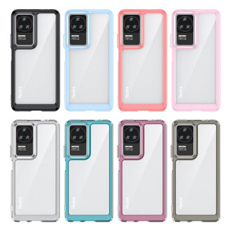 Outer Space Case pro kryt Xiaomi Poco F4 5G s pružným rámečkem modrý