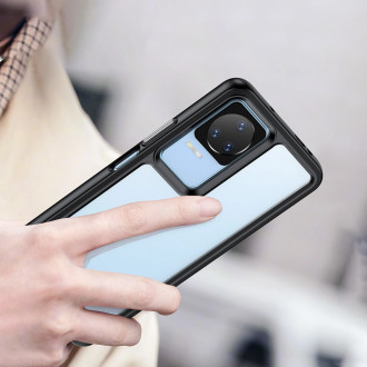 Outer Space Case pro kryt Xiaomi Poco F4 5G s pružným rámečkem modrý
