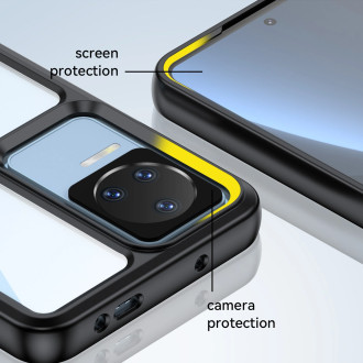 Outer Space Case pro kryt Xiaomi Poco F4 5G s pružným rámečkem modrý