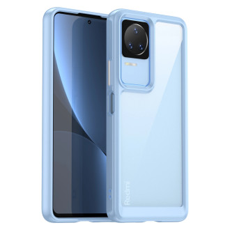Outer Space Case pro kryt Xiaomi Poco F4 5G s pružným rámečkem modrý