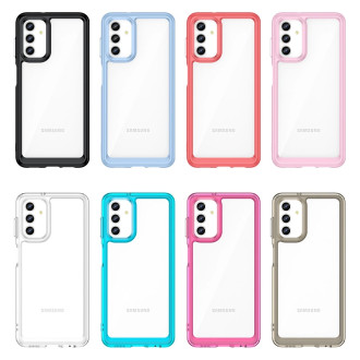 Outer Space Case pro kryt Samsung Galaxy A13 5G s flexibilním průhledným rámečkem
