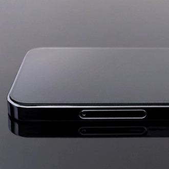 Wozinsky super tough Full Glue Full Glue Full Screen Tempered Glass with Case Friendly Realme C35 Black Frame