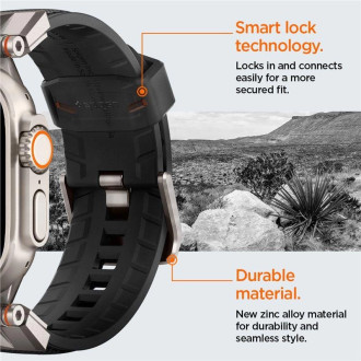 Spigen DURAPRO ARMOR Apple Watch 4 / 5 / 6 / 7 / 8 / SE / ULTRA (42 / 44 / 45 / 49 MM) ČERNÉ