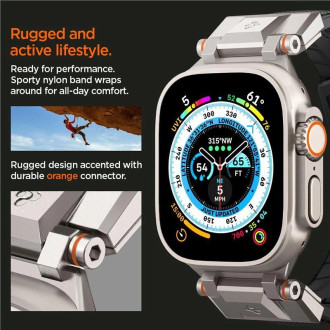 Spigen DURAPRO ARMOR Apple Watch 4 / 5 / 6 / 7 / 8 / SE / ULTRA (42 / 44 / 45 / 49 MM) ČERNÉ