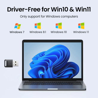 Ugreen CM390 5.0 USB Bluetooth adaptér - černý