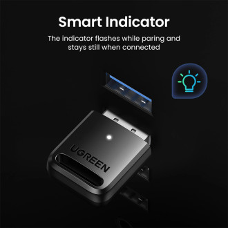 Ugreen CM390 5.0 USB Bluetooth adaptér - černý