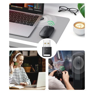 Ugreen CM390 5.0 USB Bluetooth adaptér - černý