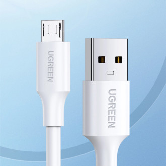 Ugreen US289 USB 2,0 A na Micro USB kabel poniklování 0,25 m bílá