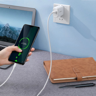 Ugreen US289 USB 2,0 A na Micro USB kabel poniklování 0,25 m bílá
