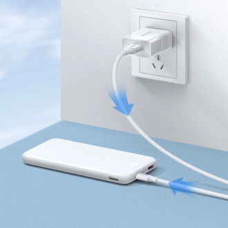 Ugreen US289 USB 2,0 A na Micro USB kabel poniklování 0,25 m bílá