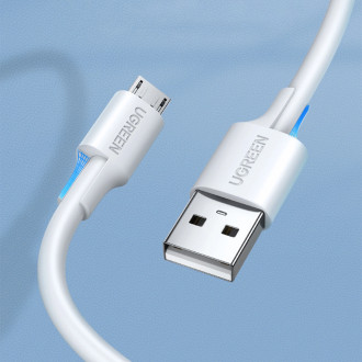 USB - micro USB kabel Ugreen US289 1,5 m - bílý