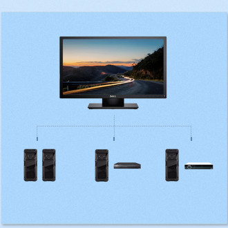 Ugreen 30357 KVM přepínač - černý
