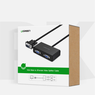 Ugreen 40254 1x2 VGA splitter - černý