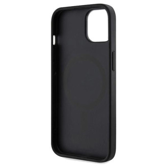 Guess 4G Printed Stripes MagSafe Case pro iPhone 15/14/13 – černý
