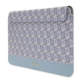 Pouzdro Guess GCube Stripes pro 14" notebook - modré
