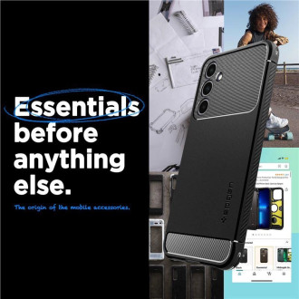 Pouzdro Spigen Rugged Armor pro Samsung Galaxy A25 5G - matné černé
