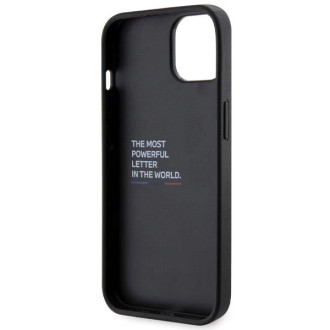 Pouzdro BMW Grip Hot Stamp pro iPhone 15 / 14 / 13 - černé