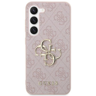 Pouzdro Guess 4G Big Metal Logo pro Samsung Galaxy S23 FE - růžové