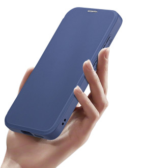 Dux Ducis Skin X Pro pouzdro s magnetickým kroužkem / stojánkem pro Samsung S24 - modré