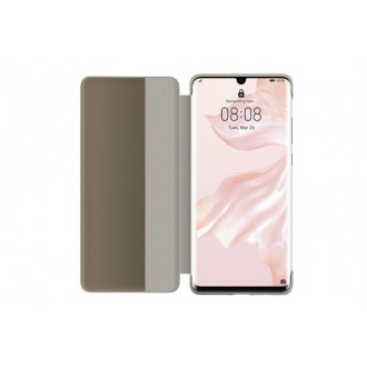 Huawei Original S-View Pouzdro Khaki pro Huawei P30 Pro