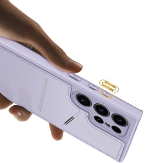 Pouzdro Dux Ducis Rafi ll Mag pro Samsung Galaxy S24 Ultra - fialové