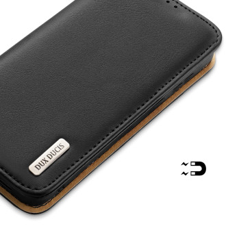 Pouzdro Dux Ducis Hivo s klopou a RFID blokátorem pro Samsung Galaxy S24+ - černé