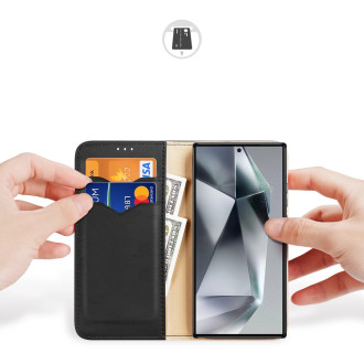 Dux Ducis Hivo pouzdro s klopou a RFID blokováním pro Samsung S24 Galaxy Ultra - černé