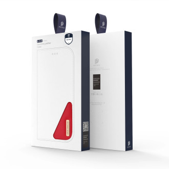Dux Ducis Hivo pouzdro s klopou a RFID blokátorem pro Samsung S24 Ultra - červené