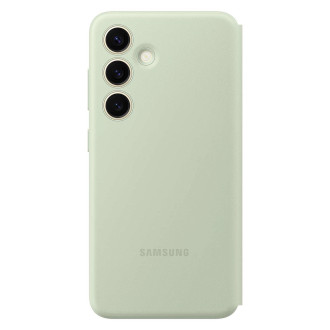 Flipové pouzdro Samsung Smart View Wallet EF-ZS921CGEGWW pro Samsung Galaxy S24 - světle zelené