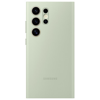 Flipové pouzdro Samsung Smart View Wallet EF-ZS928CGEGWW pro Samsung Galaxy S24 Ultra – světle zelené