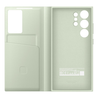 Flipové pouzdro Samsung Smart View Wallet EF-ZS928CGEGWW pro Samsung Galaxy S24 Ultra – světle zelené