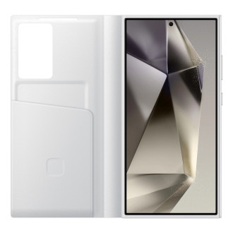 Flipové pouzdro Samsung Smart View Wallet EF-ZS928CWEGWW pro Samsung Galaxy S24 Ultra – bílé
