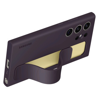 Samsung Standing Grip Case EF-GS928CEEGWW s držákem / stojánkem pro Samsung Galaxy S24 Ultra - tmavě fialová