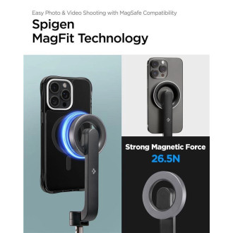 Selfie tyč Spigen S570W MagSafe stativ s Bluetooth - černý