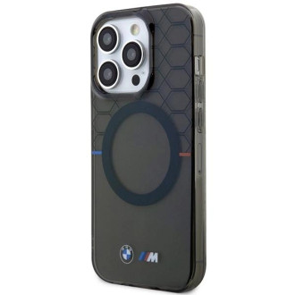 Pouzdro BMW Pattern MagSafe pro iPhone 13 Pro / 13 - šedé