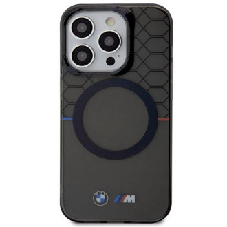 Pouzdro BMW Pattern MagSafe pro iPhone 13 Pro / 13 - šedé
