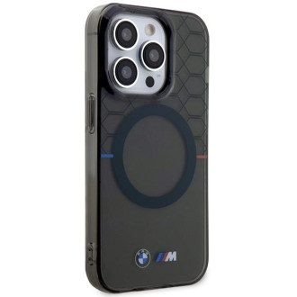 Pouzdro BMW Pattern MagSafe pro iPhone 13 Pro / 13 - šedé